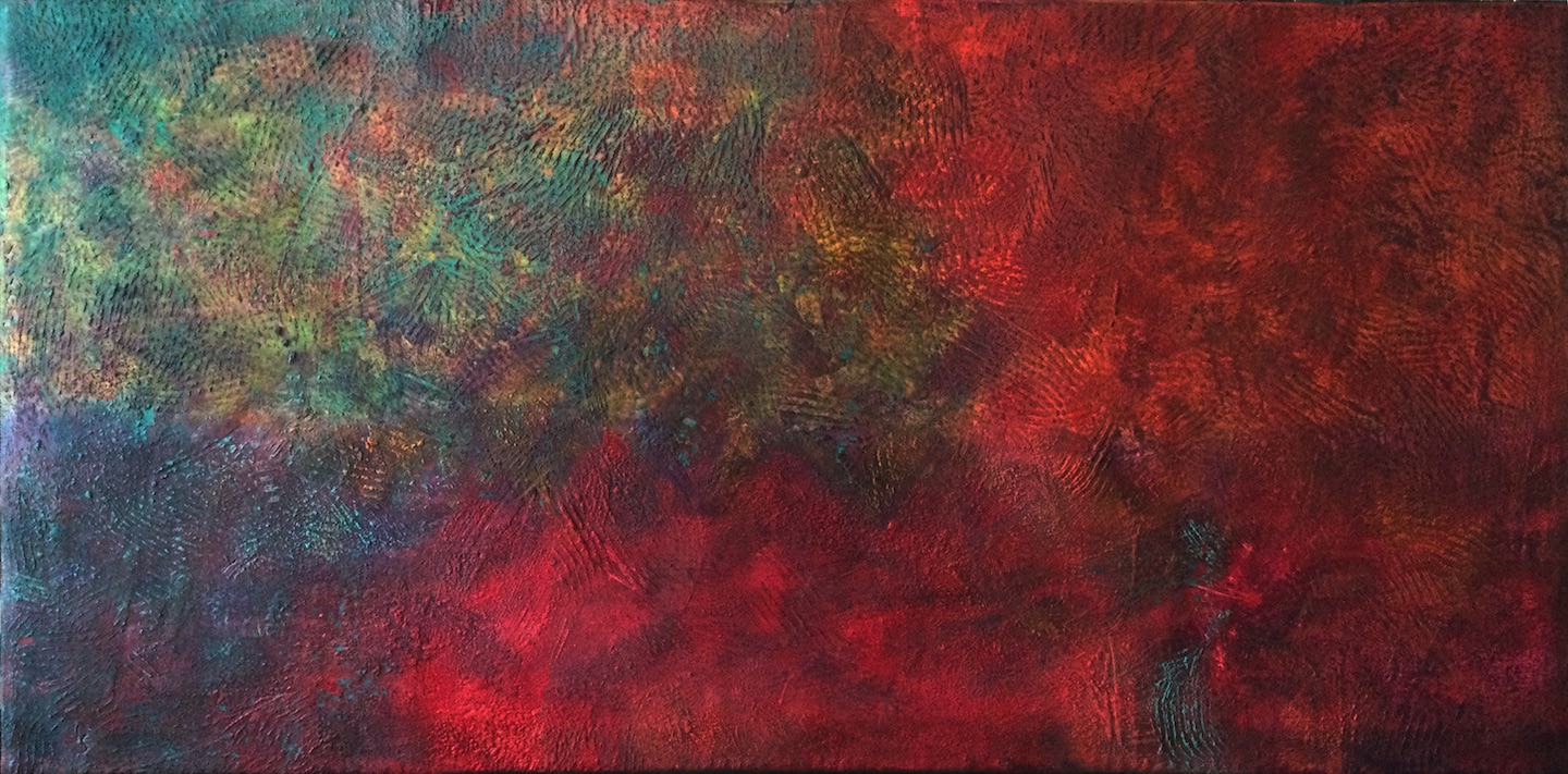 Encaustic painting, L. Schmidt